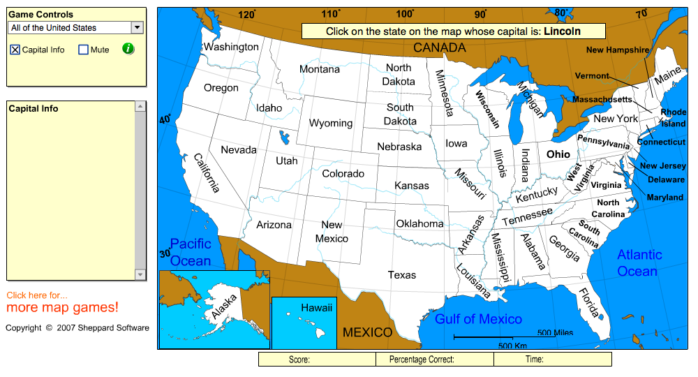 United States Geography Resources Half A Hundred Acre Wood