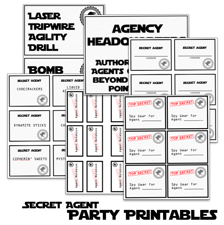 Spy Party Games, Printables, and Memories : Half a Hundred Acre Wood