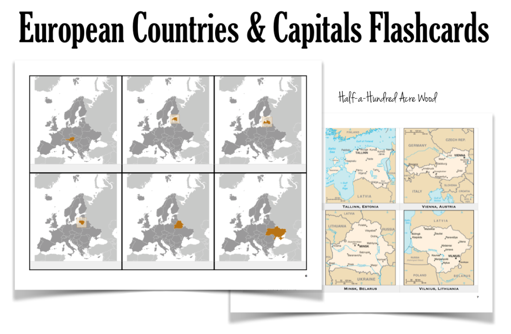 Europe Countries Capitals 1
