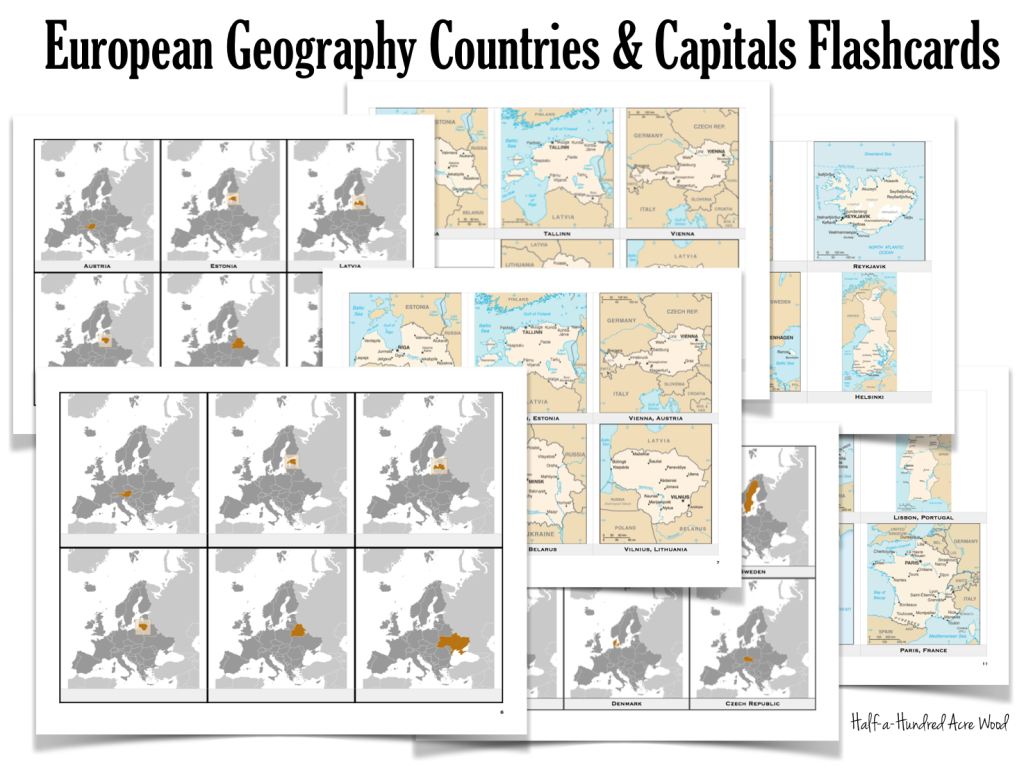 European Countries Captials Flashcards