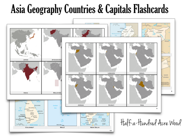 Asia Country Capitals Flashcards