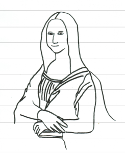 Mona Lisa Lined copy