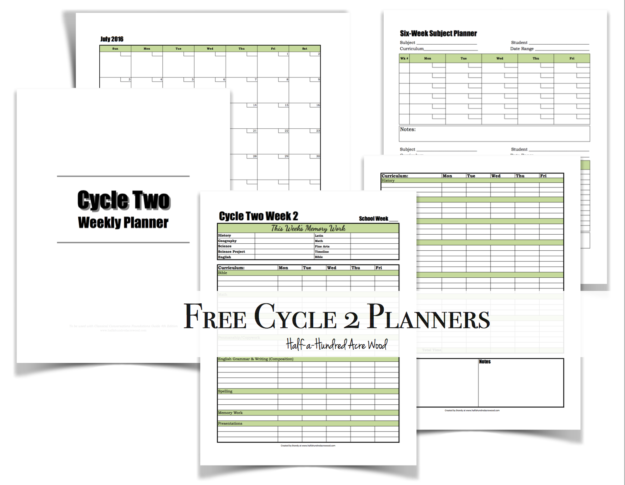 Cycle 2 Planners