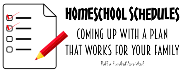 homeschool scheduling