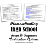 High-School-Scope-Sequence