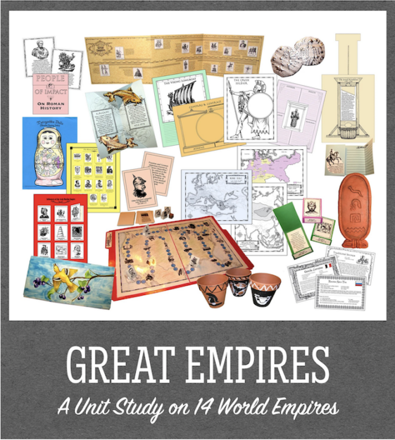 Activities form Great Empires History Study