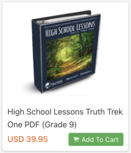 Truth Trek One High School Lesson Plans